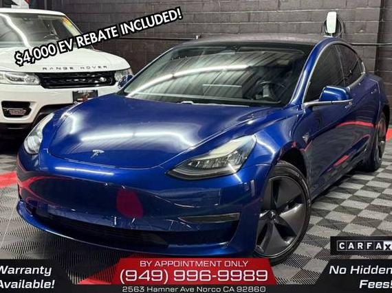 TESLA MODEL 3 2018 5YJ3E1EA0JF017132 image